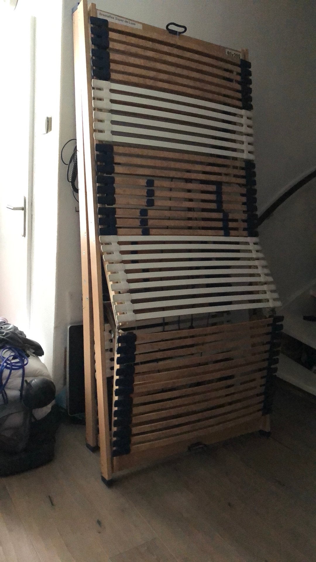 Elektrische lattenbodem 2 x 90x200, Huis en Inrichting, Slaapkamer | Matrassen en Bedbodems, Ophalen, Gebruikt, 90 cm, Tweepersoons