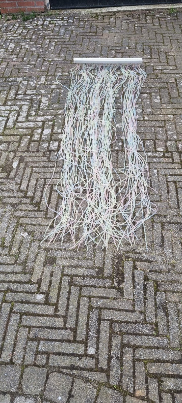 vliegen gordijn, Doe-het-zelf en Verbouw, Deuren en Horren, Ophalen of Verzenden, Binnendeur, 200 tot 215 cm