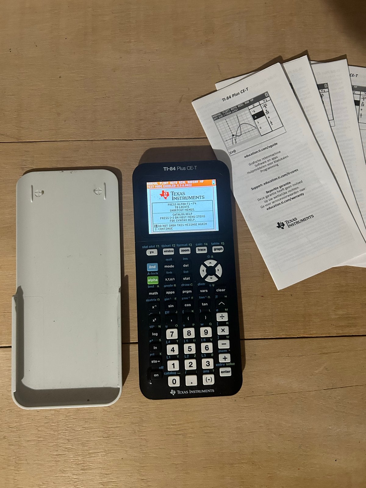 Texas Instruments rekenmachine, Ophalen of Verzenden, Grafische rekenmachine, Gebruikt
