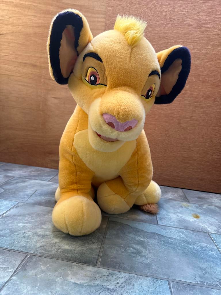 Disney Simba Knuffel - De Leeuwenkoning, Kinderen en Baby's, Speelgoed | Knuffels en Pluche, Zo goed als nieuw, Leeuw, Disney