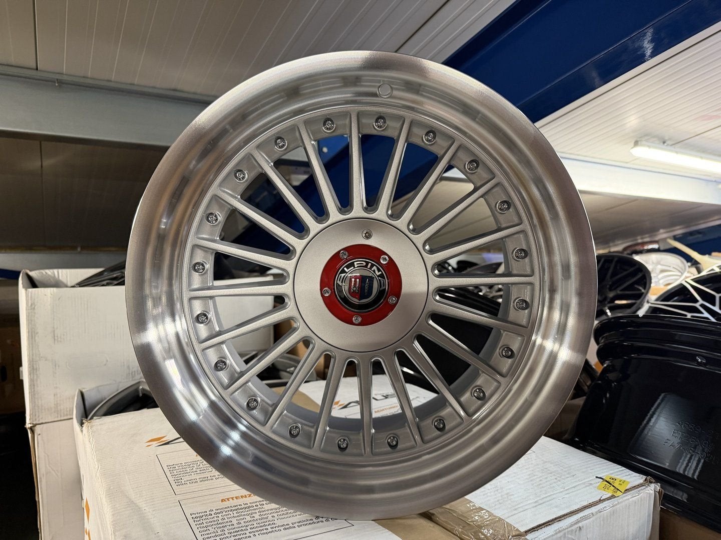 NIEUW 17inch BMW Alpina Style Breedset Velgen E39 E38 E60 E3