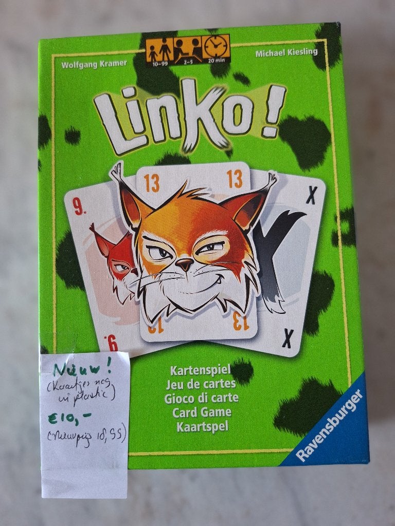 Linko! Kaartspel Ravensburger - Nieuw in plastic!, Ophalen of Verzenden, Zo goed als nieuw