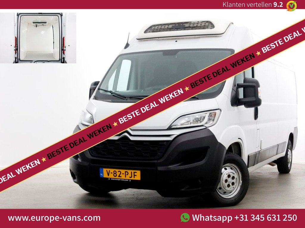 Citroën Jumper 33 2.2 BlueHDi 120pk L3H2 Koelwagen 12V Dag, Voorwielaandrijving, Gebruikt, Euro 6, 4 cilinders