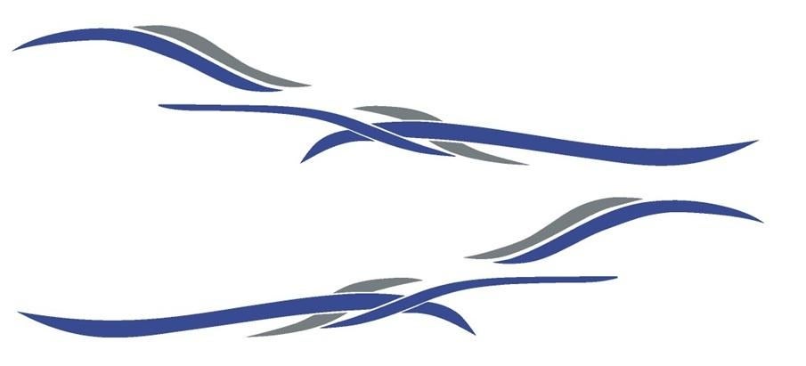 auto camper caravan sticker set strepen, Caravans en Kamperen, Camper-accessoires, The River House, Info@theriverhouse.nl, Nieuw