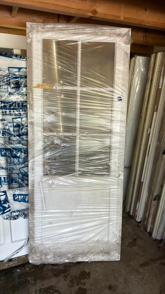 verschillende Opdek paneeldeur 93x231.5 cm zonder glas, Ophalen, 80 tot 100 cm, 215 cm of meer, Binnendeur