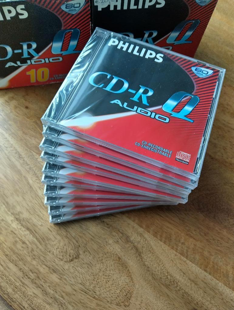 PHILIPS CD-R Q 80 Min.* Geschikt Voor Audio CD Recorders *, Ophalen of Verzenden, Nieuw, Philips