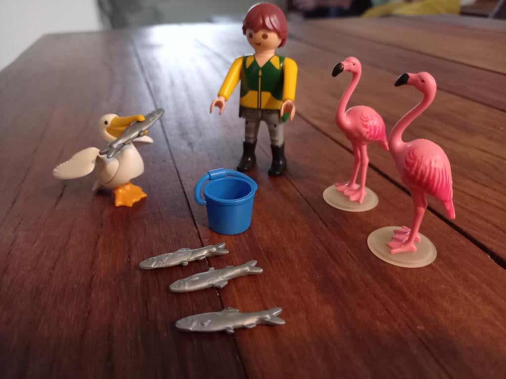 Playmobil "Dierenverzorger met exotische dieren", Ophalen of Verzenden, Zo goed als nieuw, Complete set