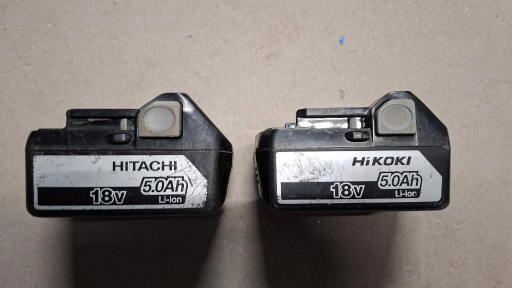 Nette en goede Hikoki / Hitachi BSL1850 Accu's. 18v 5.0ah, ., Ophalen of Verzenden, Zo goed als nieuw, .