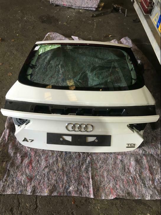 Achterklep Audi A7 BJ2015 kleur wit, Ophalen, Achterklep, Nieuw, Audi
