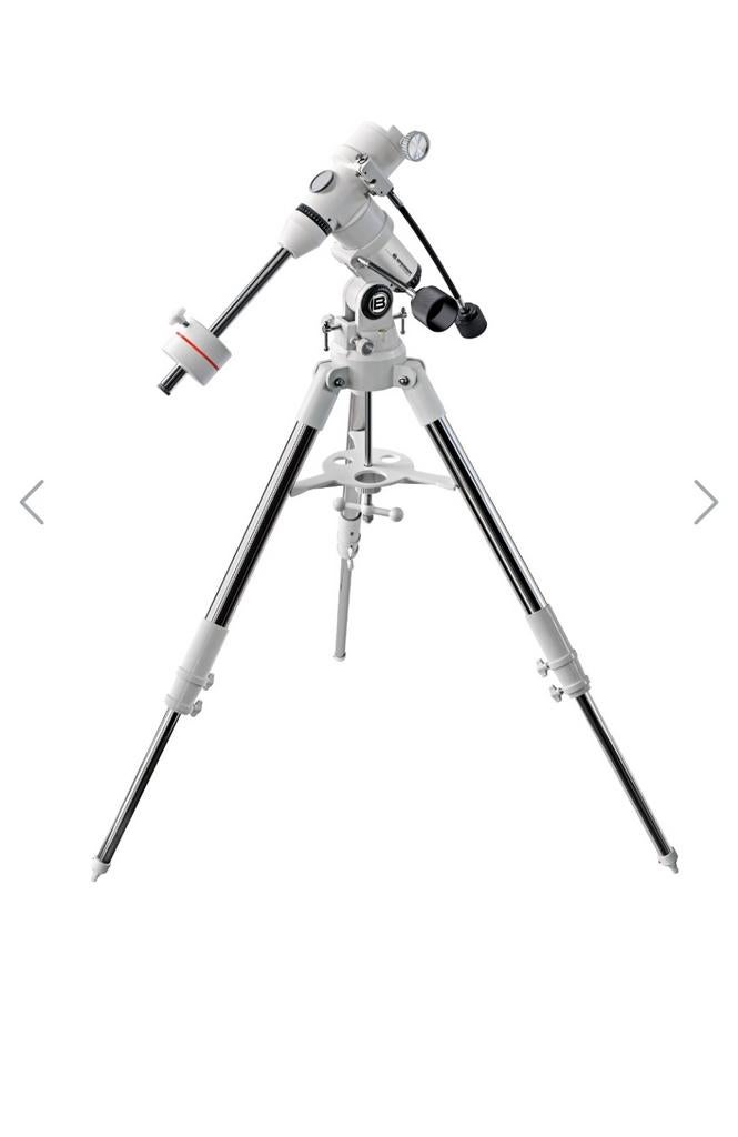 Bresser EQ4 Exos 1 Equatoriale Montering, Met statief, Ophalen of Verzenden, Minder dan 80 mm, Gebruikt