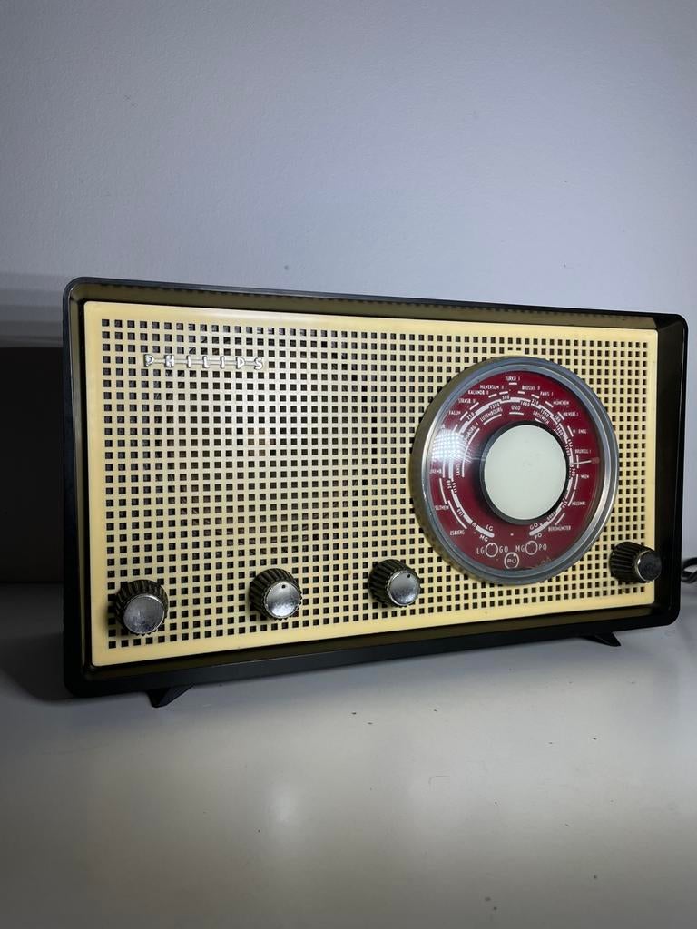 Philips bakelieten radio, Ophalen of Verzenden, Zo goed als nieuw, Radio
