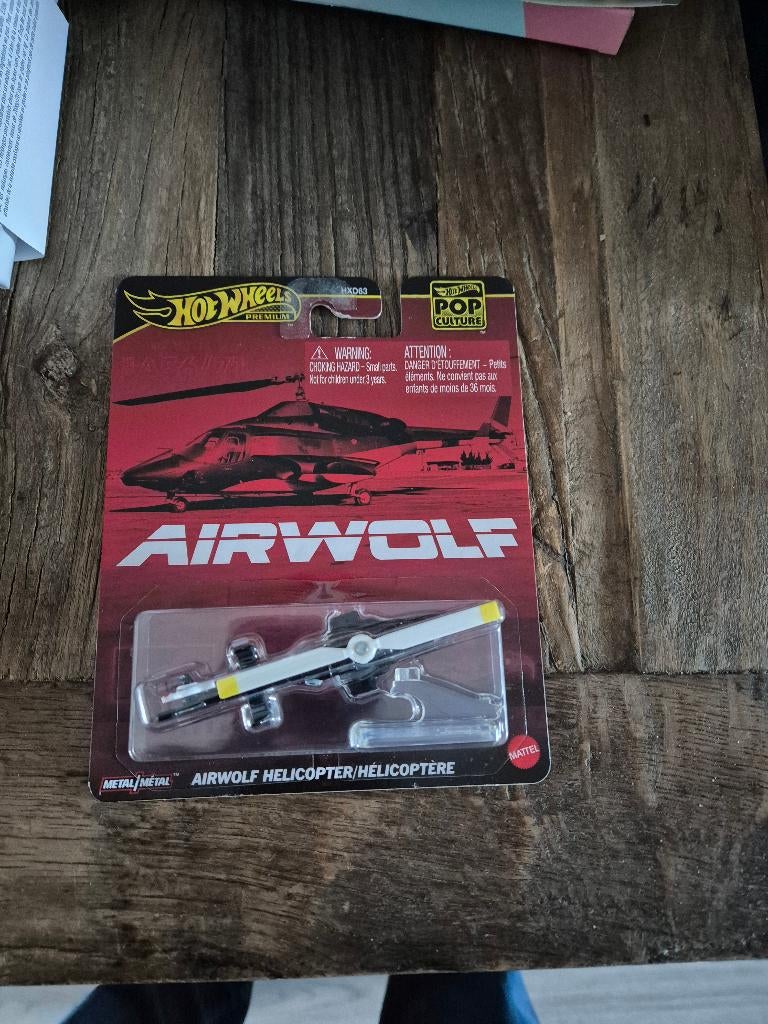 Hot Wheels Pop Culture AIRWOLF Helicopter, Verzamelen, Speelgoed, Nieuw, Ophalen of Verzenden