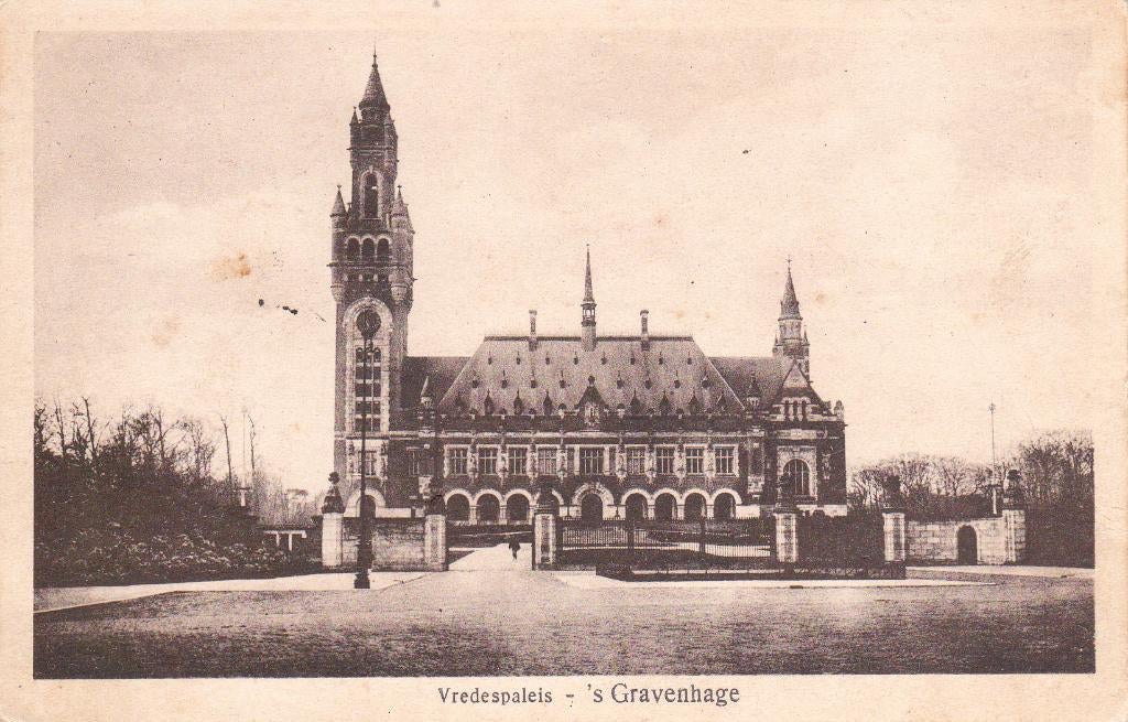 06060 's Gravenhage - Vredespaleis, Verzamelen, Ansichtkaarten | Nederland, Ongelopen, Zuid-Holland, Voor 1920, Verzenden