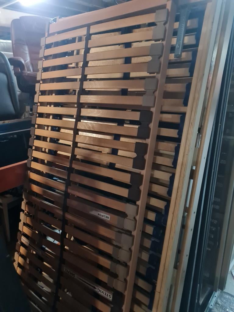 Bedbodem - Gebruikt diverse soorten en maten latten spiraal, Ophalen, Gebruikt, 90 cm, Eenpersoons