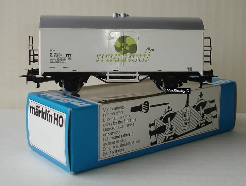 Märklin 4415 SPIELHUUS / Bercher & Sternlicht Koelwagen NL !, Hobby en Vrije tijd, Modeltreinen | H0, Wisselstroom, Wagon, Ophalen of Verzenden