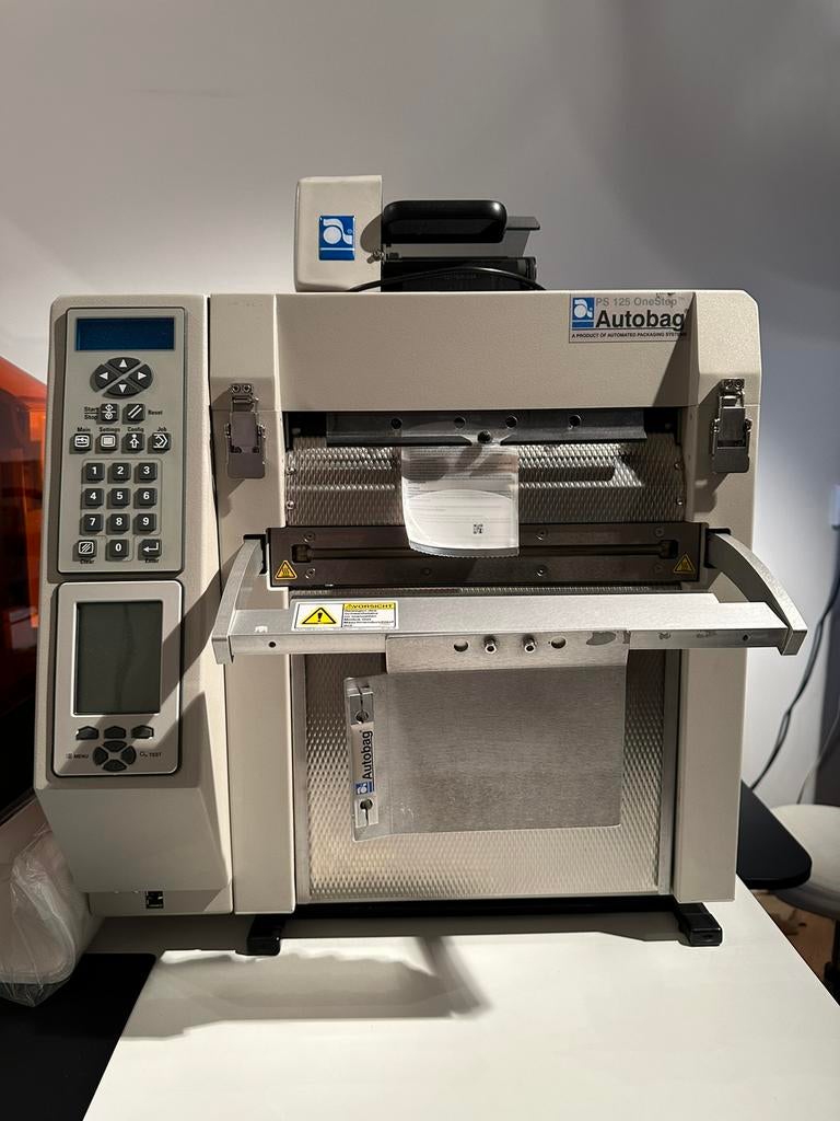 Autobag PS-125 met ingebouwde thermal printer, Ophalen