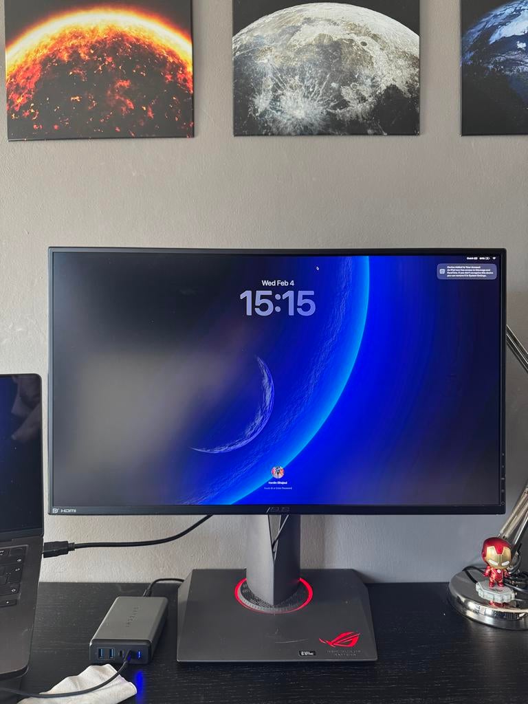 ASUS GAMING MONITOR - QHD - 27 inch - 165 Hz - NVIDEA G-sync, Computers en Software, Monitoren, HDMI, IPS, Zo goed als nieuw, Quad HD (2K)