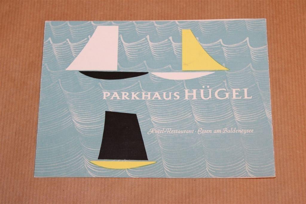 Zeldzame brochure - Parkhaus Hügel [Krupp] - ca 1960, Boeken, Catalogussen en Folders, Zo goed als nieuw, Ophalen of Verzenden