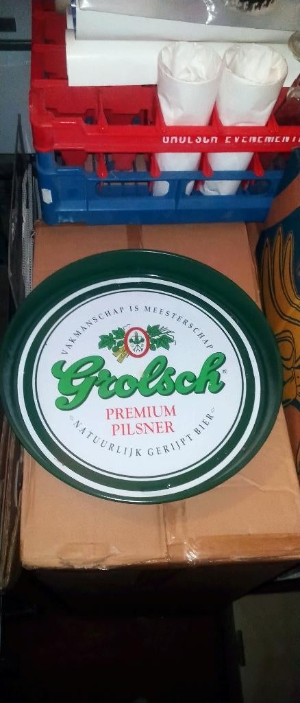 Grolsch Dienblad 4, Ophalen of Verzenden, Zo goed als nieuw, Overige typen, Grolsch