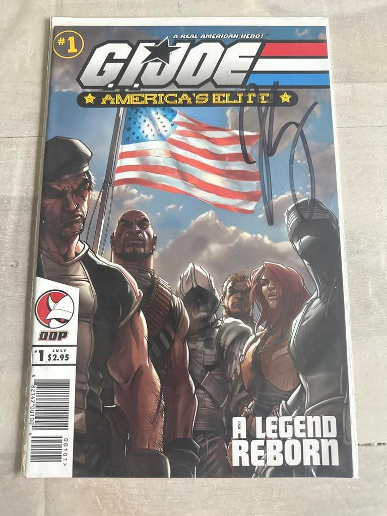 G.I. Joe America's Elite #1 - Gesigneerd! Joe Casey, Eén comic, Ophalen of Verzenden, Zo goed als nieuw, Amerika