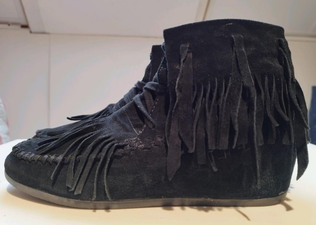 ASH Trendy 2026 Fringe franje indianen laarsjes 40 Zwart, Kleding | Dames, Schoenen, Verzenden, Zwart, Lage of Enkellaarzen, ASH