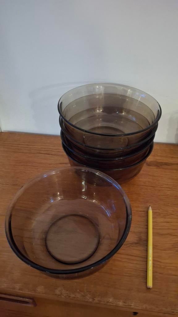 Vintage Arcoroc schalen 18 cm, Huis en Inrichting, Keuken | Keukenbenodigdheden, Zo goed als nieuw, Ophalen of Verzenden