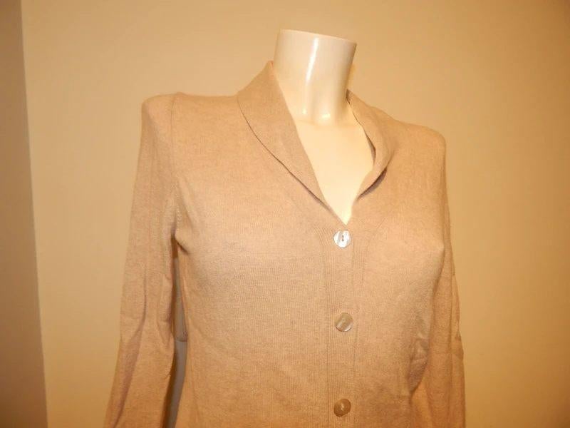 Royal Cashmere heerlijk zacht vest 100% cashmere 36/38, Beige, Ophalen of Verzenden, Zo goed als nieuw, Maat 36 (S)