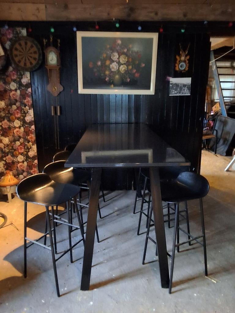 Statafel bartafel, Huis en Inrichting, Barren, Ophalen, Zo goed als nieuw
