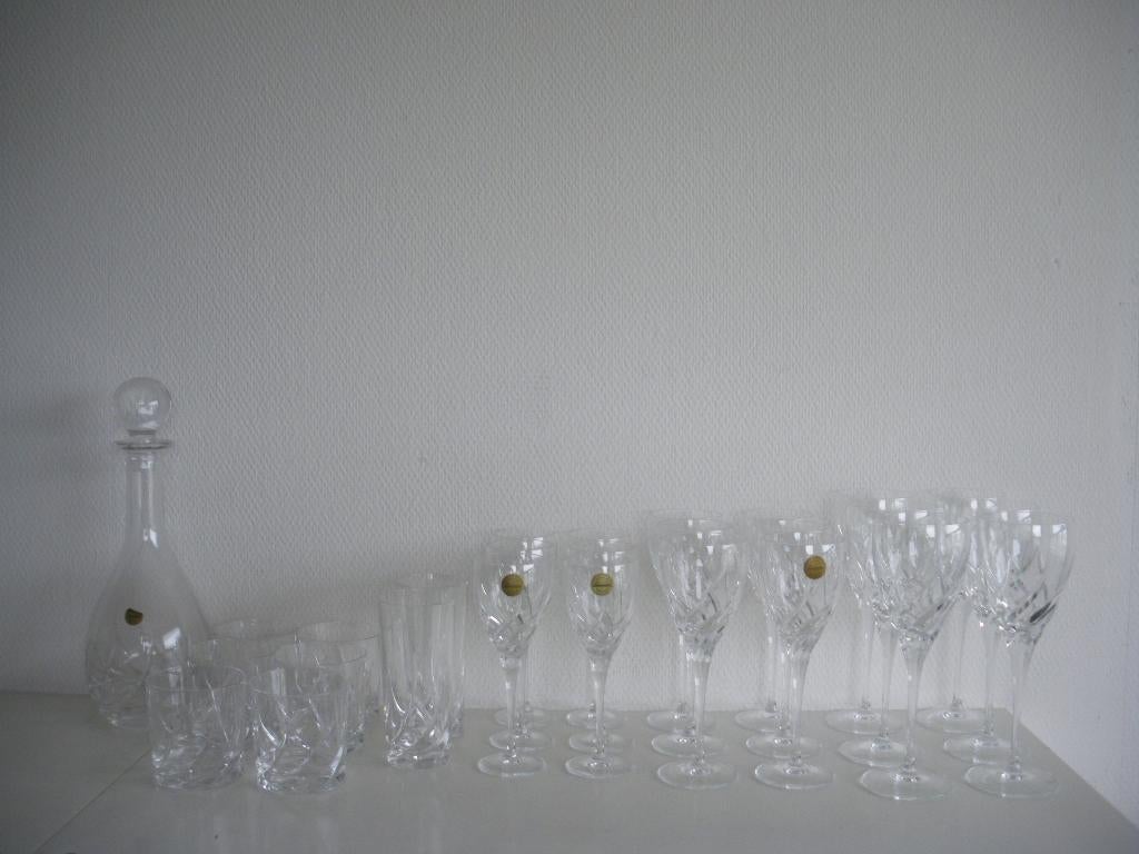 Kristallen Toscane glazen, Ophalen of Verzenden, Zo goed als nieuw, Bord(en), Wedgwood