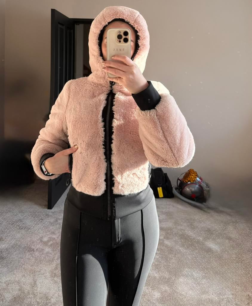 Goldbergh reversible jas zwart/roze maat 36, Verzenden, Zo goed als nieuw, Maat 36 (S), Roze