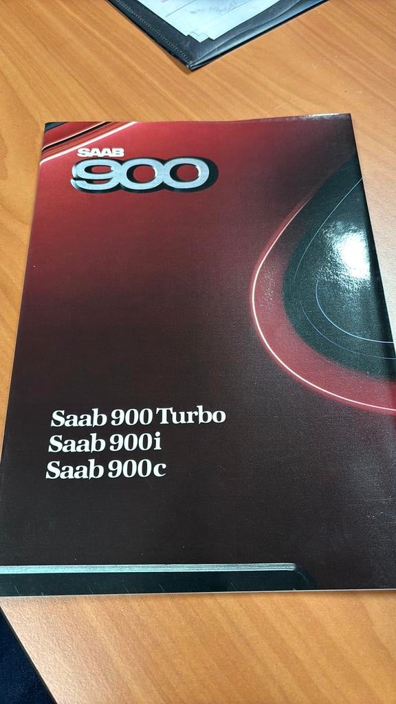 Saab 900 folder 1987 227603, Ophalen, Zo goed als nieuw, Overige merken