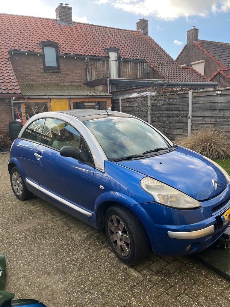 Citroën C3 1.4 I Pluriel 2007 Blauw, Auto's, Voorwielaandrijving, 15 km/l, 1360 cc, 49 €/maand
