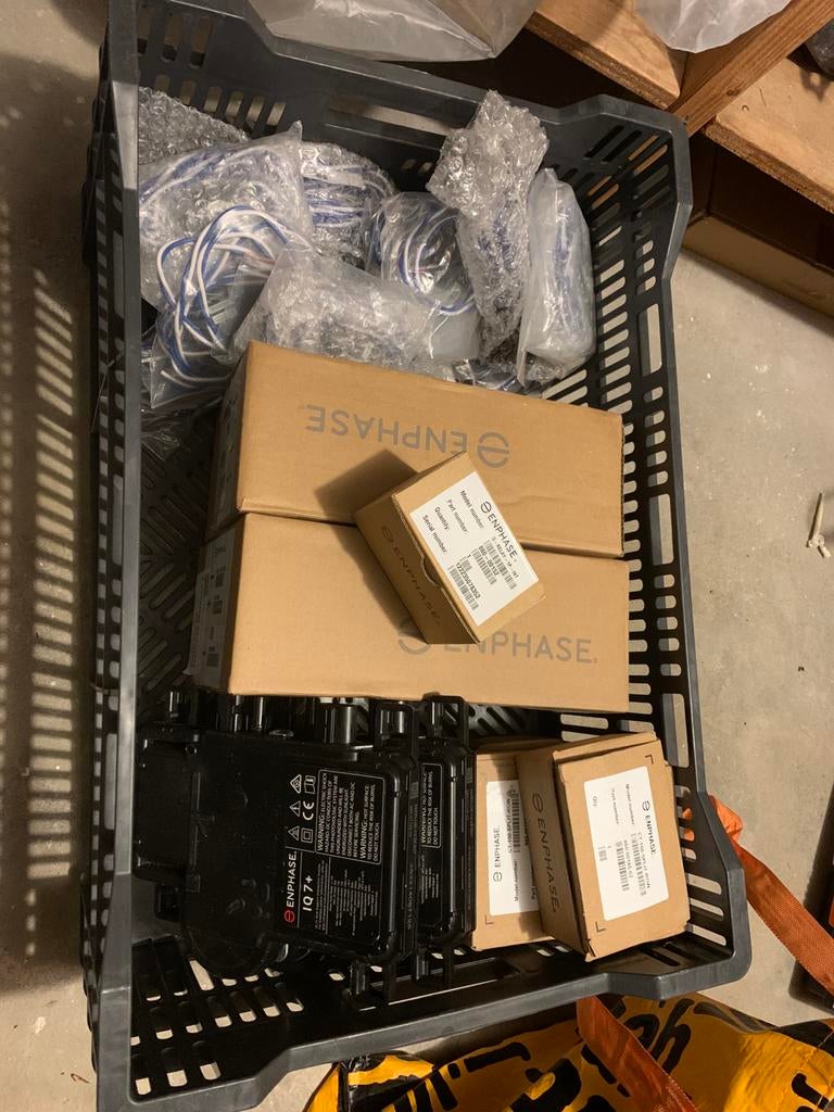 Enphase IQ7+ , Envoy S , q-relay, ct klems, Ophalen of Verzenden, Nieuw