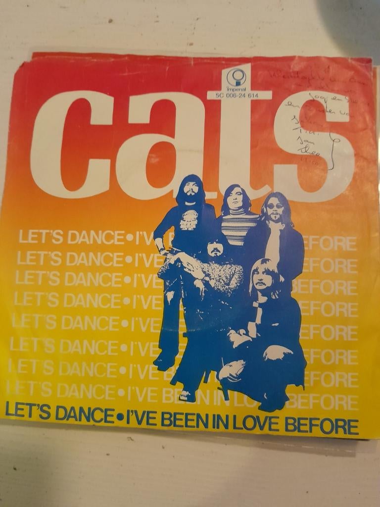 Cats 7 inch let,s dance, Cd's en Dvd's, Vinyl Singles, Ophalen of Verzenden, Zo goed als nieuw, Dance