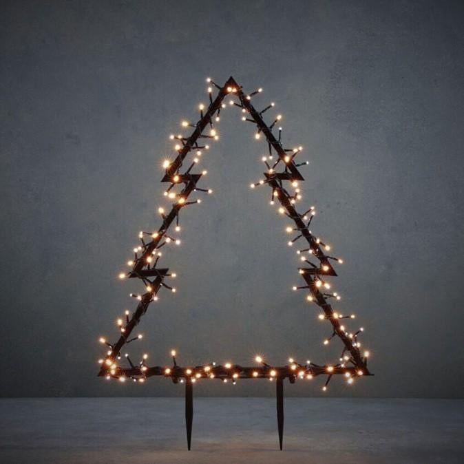 Verlichte Kerstboom; 175 LED; Binnen & Buiten; LUCA Lighting, Diversen, Kerst, Ophalen, Zo goed als nieuw