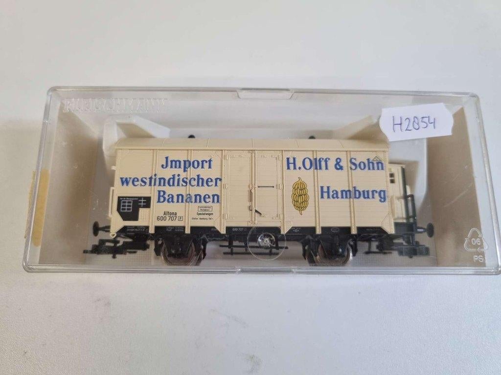 Fleischmann 5837K - Goederenwagon van de DRG, Gelijkstroom, Fleischmann, Wagon, Ophalen of Verzenden