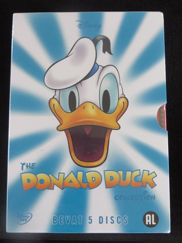 Donald duck box met vier dvd,s nieuw, Tekenfilm, Boxset, Ophalen of Verzenden, Nieuw in verpakking