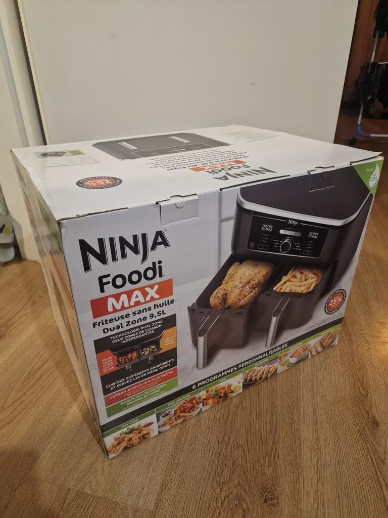 Ninja Foodi Max XXL Airfryer - 9,5L - NIEUW MET GARANTIE, Witgoed en Apparatuur, Airfryers, Ophalen of Verzenden, Nieuw, Airfryer XXL