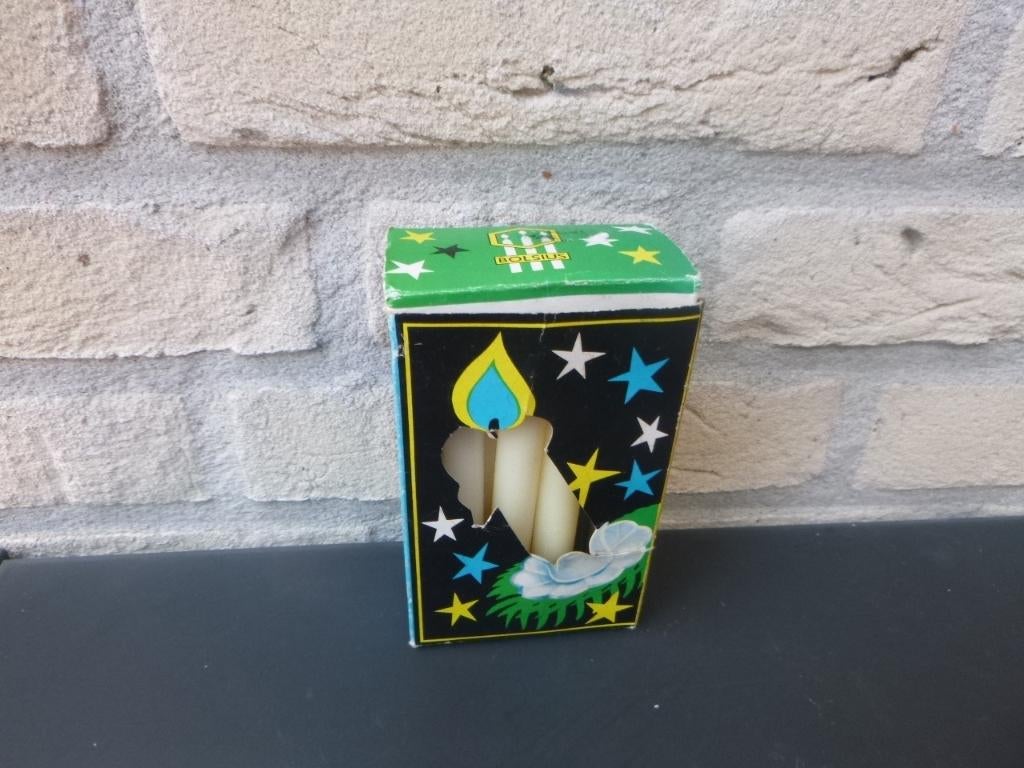 doosje met oude kaarsjes, Diversen, Ophalen of Verzenden, Gebruikt