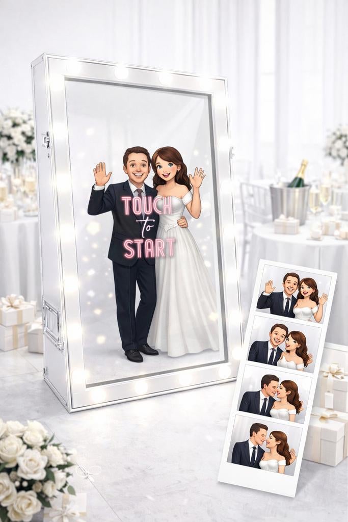 Magic Mirror Photobooth te huur aanbieding!, Hobby en Vrije tijd, Feestartikelen | Verhuur, Ophalen, Nieuw