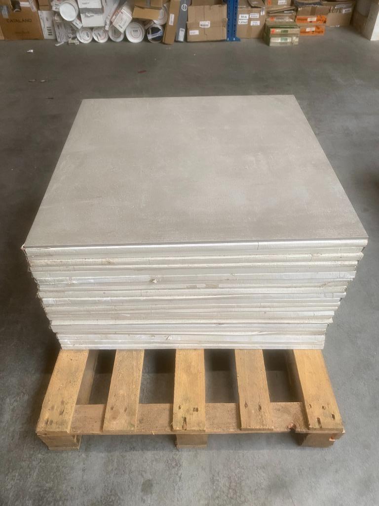 Restpartij tegels 80 x 80 cm grijs veel voorraad goedkoop, Ophalen, 60 cm of meer, Nieuw, 10 m² of meer