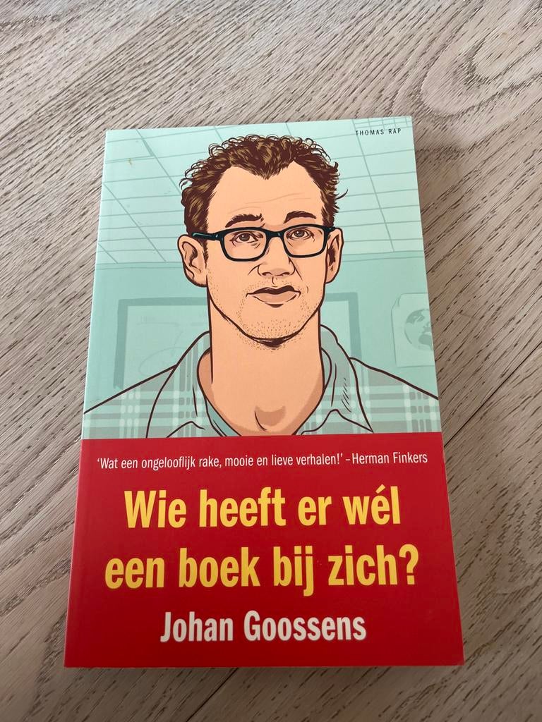 Wie heeft er wél een boek bij zich? - Johan Goossens, Ophalen of Verzenden, Zo goed als nieuw