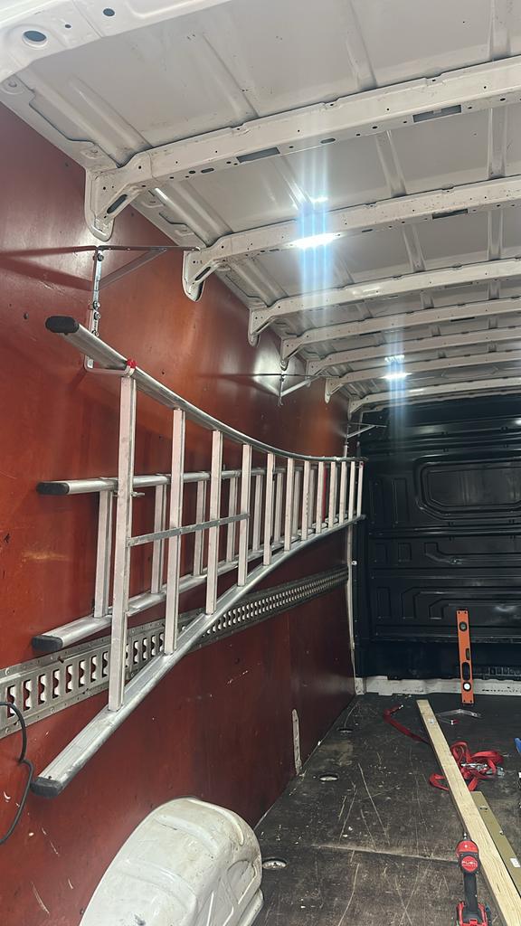 2x12 ladder, Doe-het-zelf en Verbouw, Ladders en Trappen, Ophalen of Verzenden, Zo goed als nieuw, Ladder, Opvouwbaar of Inschuifbaar