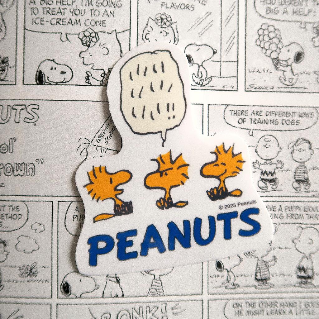 Vogeltje Woodstock van Peanuts/Snoopy Strips Sticker, Verzenden, Snoopy, Nieuw, Plaatje, Poster of Sticker