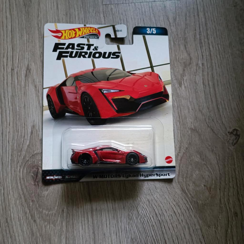 hot wheels Fast & Furious 2023 Premium W Motors Lykan HyperS, Ophalen of Verzenden, Nieuw, Auto
