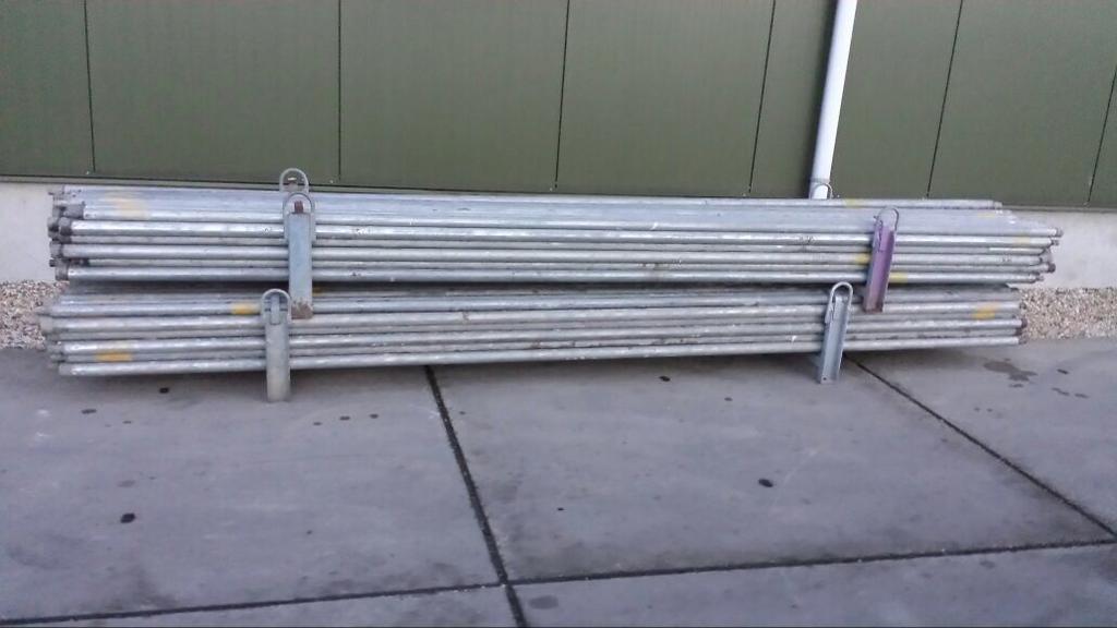 Nette gebruikte tubelock steigerbuizen 2.00 / 3.00 / 4.00M, Ophalen, Gebruikt, Overige typen, 5 meter of hoger