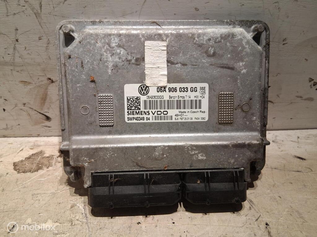 Ecu Vw Golf V 1.6 ('03-'08) 06A906033GG, Gebruikt, Volkswagen, Ophalen of Verzenden, Volkswagen