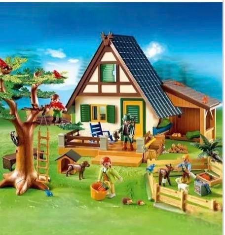 Playmobil Boswachtershuisje - Bijna Compleet, Ophalen of Verzenden, Gebruikt, Complete set