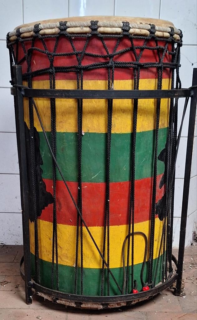 Te koop: 2 Afrikaanse trommels, Ophalen, Gebruikt, Trommel