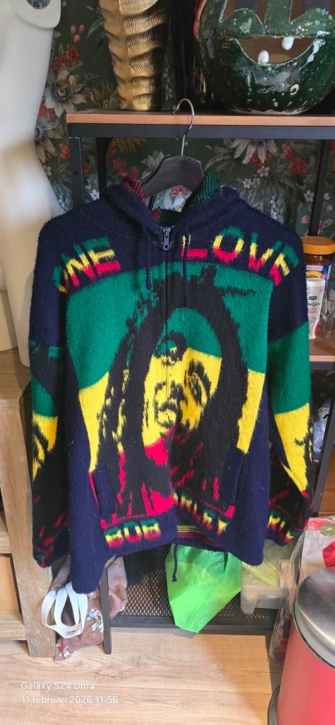 Mooi origineel Bob Marley vest, Ophalen of Verzenden, Zo goed als nieuw